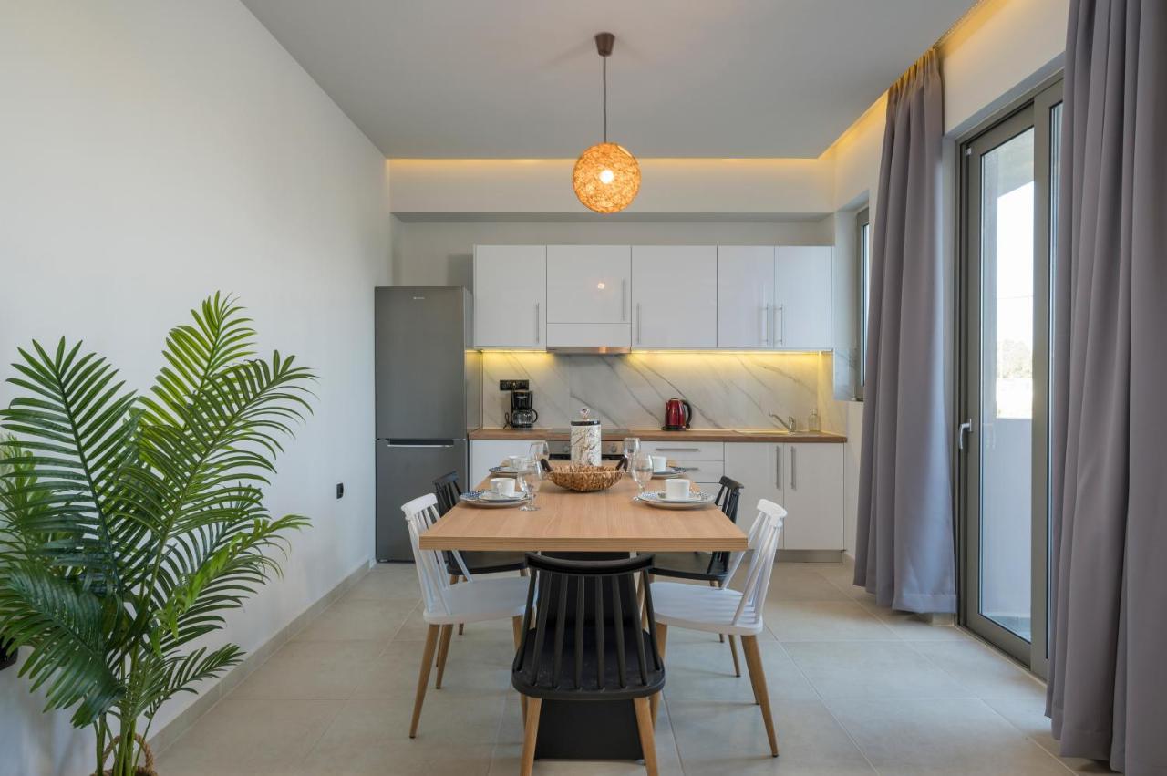 Maleme Aegean Breeze Luxury Apartments Next To The Sea المظهر الخارجي الصورة