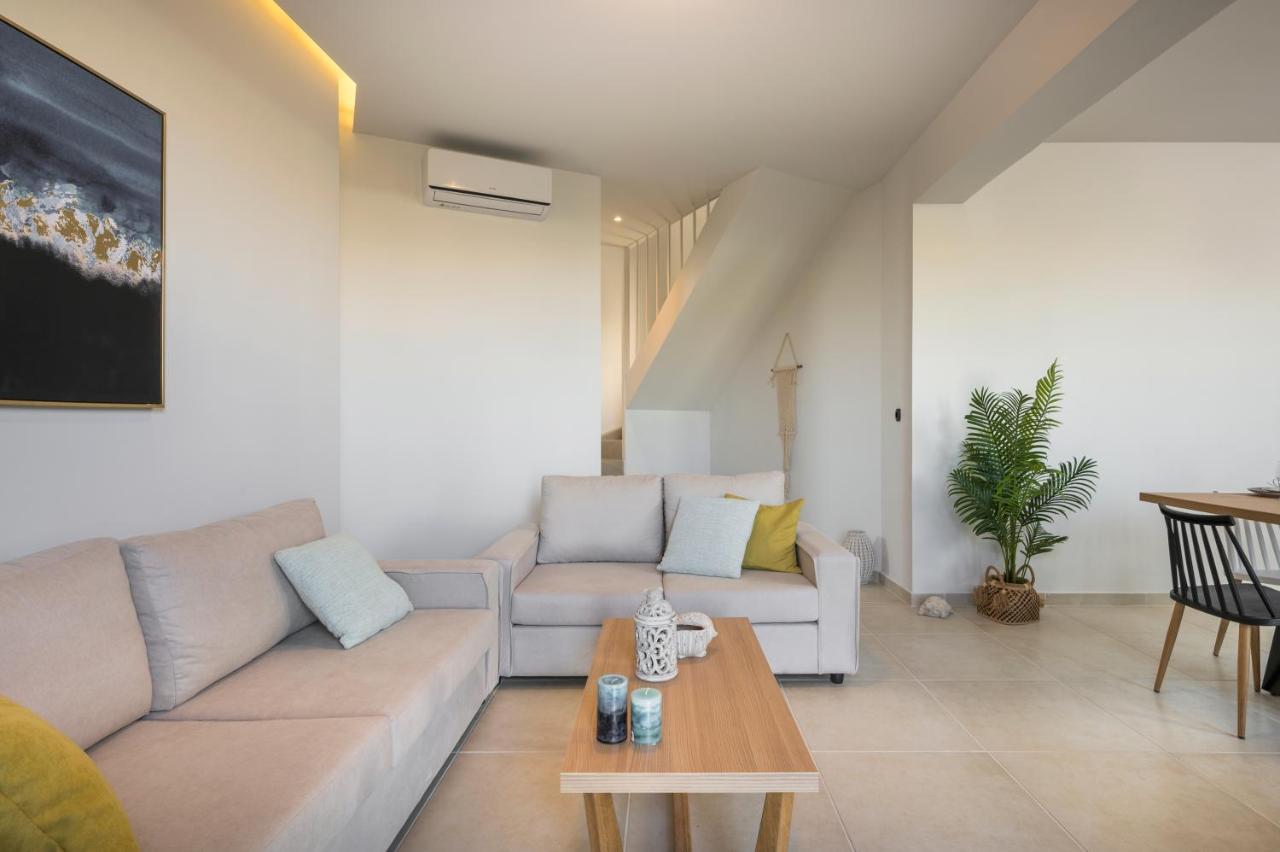 Maleme Aegean Breeze Luxury Apartments Next To The Sea المظهر الخارجي الصورة