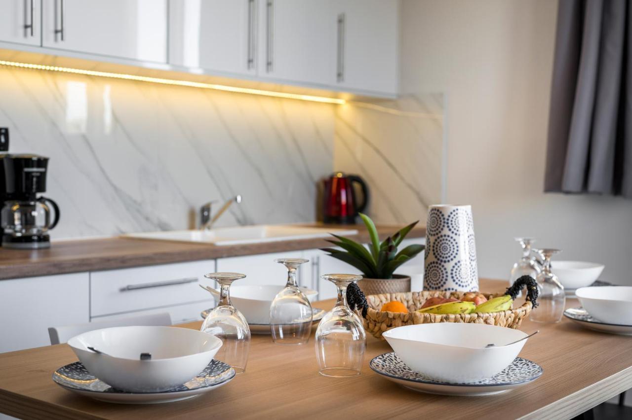 Maleme Aegean Breeze Luxury Apartments Next To The Sea المظهر الخارجي الصورة