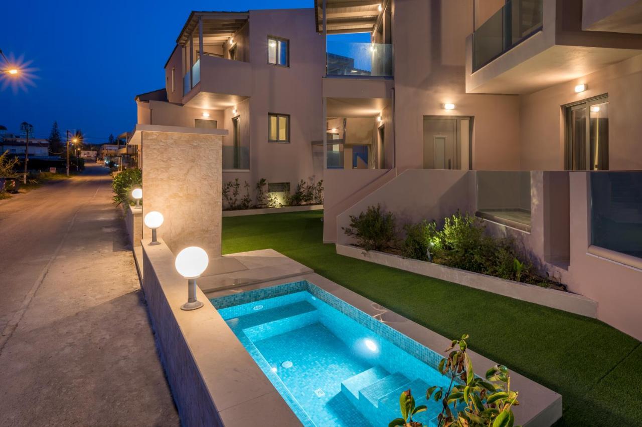 Maleme Aegean Breeze Luxury Apartments Next To The Sea المظهر الخارجي الصورة