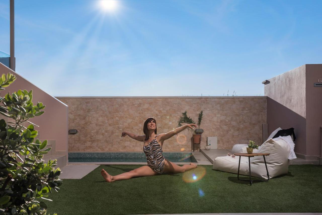 Maleme Aegean Breeze Luxury Apartments Next To The Sea المظهر الخارجي الصورة