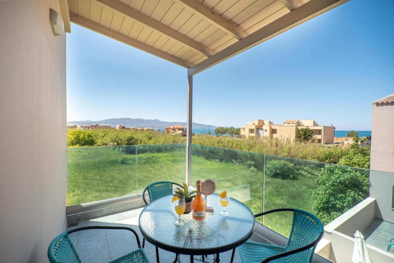 Maleme Aegean Breeze Luxury Apartments Next To The Sea المظهر الخارجي الصورة