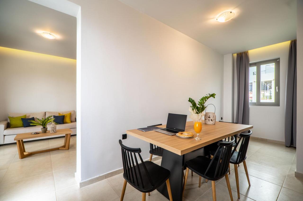 Maleme Aegean Breeze Luxury Apartments Next To The Sea المظهر الخارجي الصورة